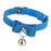 Crofta Adjustable Pet Kitten Cat Puppy Safety Collar Bell Buckle Neck Strap Blue