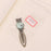 Crofta Ducument Bookmark Reading Marker Stationery Metal Paper Clip Cute Newlyweds