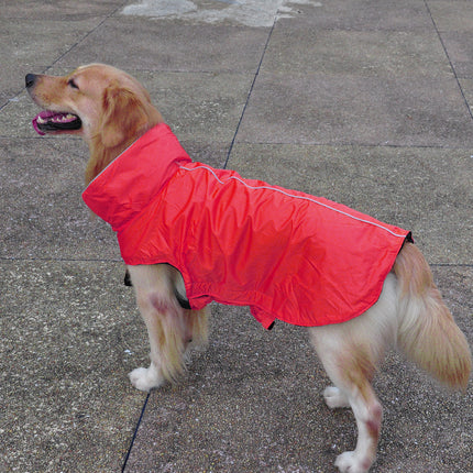 Crofta Waterproof Pet Dog Waistcoat Jacket Fleece Lined Raincoat Clothes XS Red