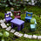 Crofta 10pcs Miniature Dollhouse Fairy Garden Resin Landscape Blue Chair Decor