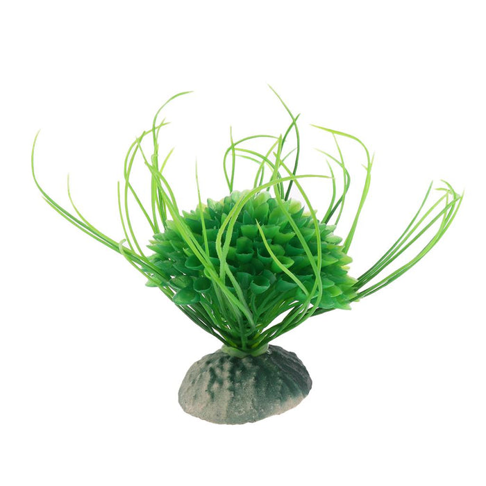 Crofta Artificial Plastic Water Seaweed Plant Grass Fish Tank Aquarium Decor Green