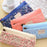 Crofta Flower Canvas Pencil Case Cosmetic Makeup Pouch Zipper Bag Purse Dark Blue