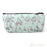 Crofta Flower Pencil Pen Case Cosmetic Makeup Bag Storage Pouch Purse Blue