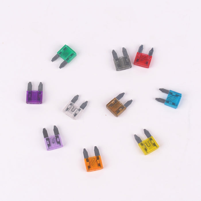 Crofta 100x Assorted Auto Truck Car APM ATM Mini Blade Fuse 2A-35A + Test pen DIY