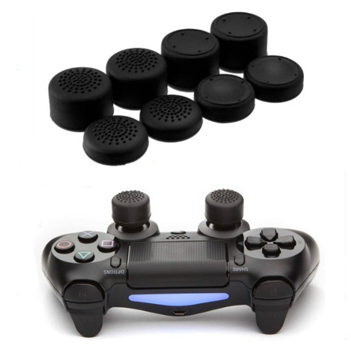 Crofta 8Pcs Thumbstick Cap Rised Thumb Grip for Sony Playstation 4 PS4 Controller