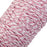 Crofta 100M Wrap Gift Cotton Rope Ribbon Twine Rope Cord String Pink, White