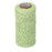 Crofta 100M Wrap Gift Cotton Rope Ribbon Twine Rope Cord String Light Green, White