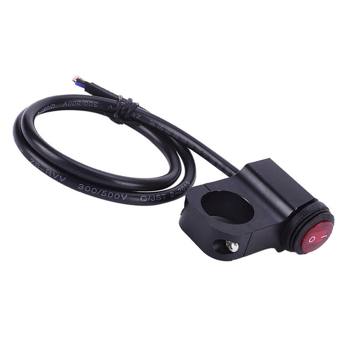 Crofta Motorcycle Handlebar Spot Lamp Headlight On Off Switch with indicator light