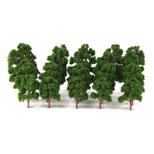 20pcs Mix Size Model Trees Deep Green For N HO Scale Layout Diorama Scenery