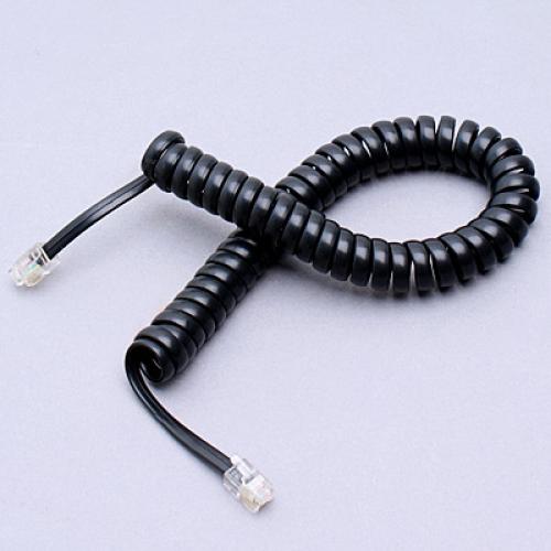 Crofta 10 Pieces 2m/6.5ft Telephone Extension Coil Cable RJ11 M/M Handset Lead Connector