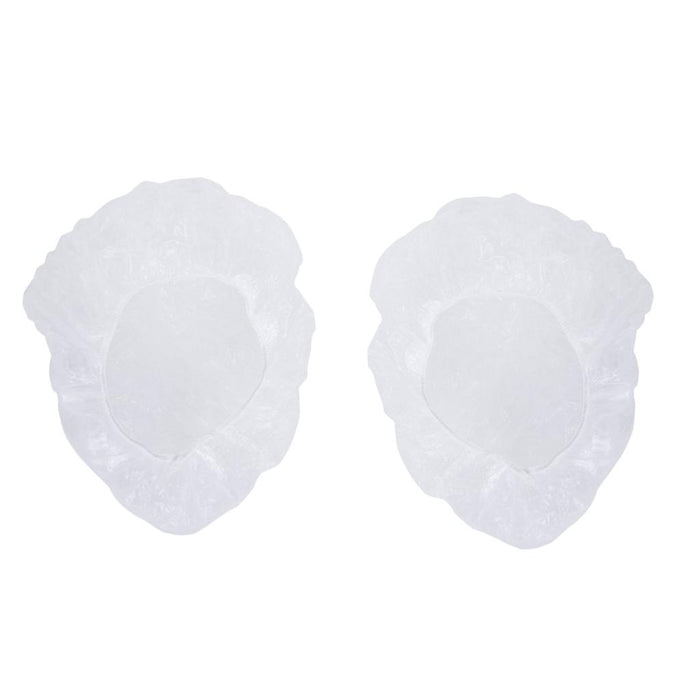 Crofta Women Men Use Shower Spa Hats Disposable One-off Clear Hotel Home Bathe Salon Use Waterproof Bathing Shower Hair Cap Pack of 200PCS