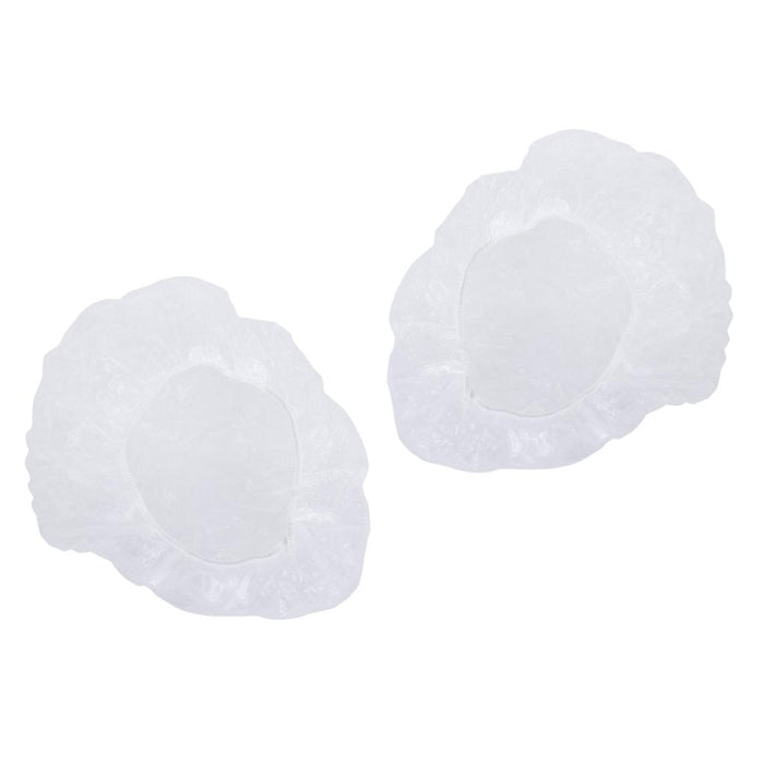 Crofta Women Men Use Shower Spa Hats Disposable One-off Clear Hotel Home Bathe Salon Use Waterproof Bathing Shower Hair Cap Pack of 200PCS