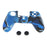 Crofta Camo Navy Silicone Skin Case Cover w/Joystick Caps for PS4 Controller