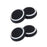 Crofta 2 Pairs Game Joystick Thumbstick Caps for Sony PS4 Controller Black + White