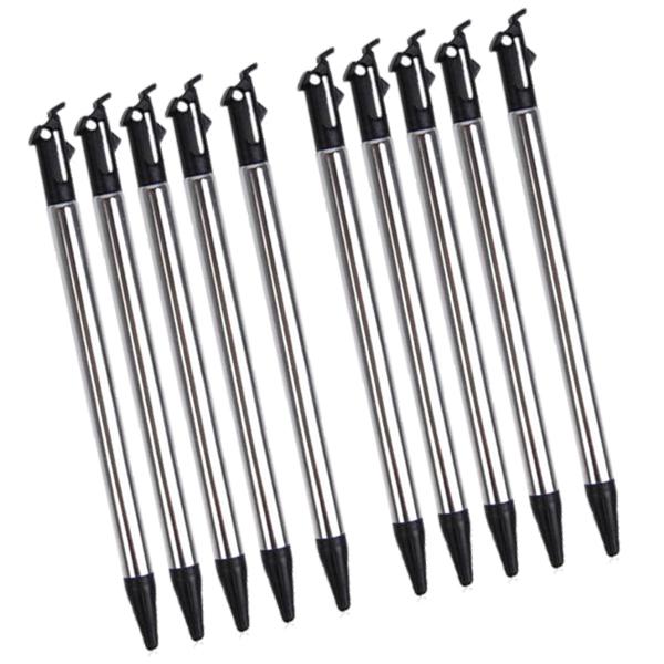 Crofta 10 Pieces Retractable Stylus Touch Pen for New Nintendo 3DS NDSL Console