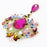 Crofta Women Girls Ladies Fashionable Sparkly Crystal Rhinestone Brooch Pin Wedding Party Supplies Multi-Color