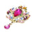 Crofta Women Girls Ladies Fashionable Sparkly Crystal Rhinestone Brooch Pin Wedding Party Supplies Multi-Color