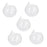 Crofta 5x Clear Ball Glass Hanging Vase Bottle Terrarium Container Flower Decor