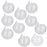 Crofta 10Piece Clear Ball Glass Hanging Vase Bottle Terrarium Container Flower Deco