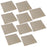 Crofta 10 Sheet Adhesive Sticky Door Feet Furniture Bumper Kitchen Cupboard Cabinet Drawer Buffer Stop Pad 1000pcs