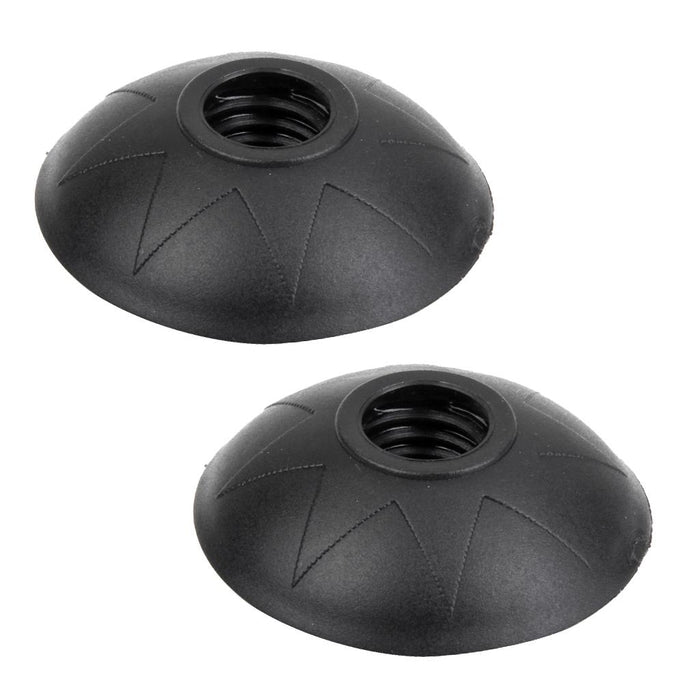 Crofta 1 Pair Universal Rubber Round Basket for Trekking Pole Hiking Walking Stick