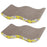 Crofta Pack of 2Pcs, Cat Kitten Cardboard Corrugated Scratcher Scratching Pad Sofa Bed Board Mat