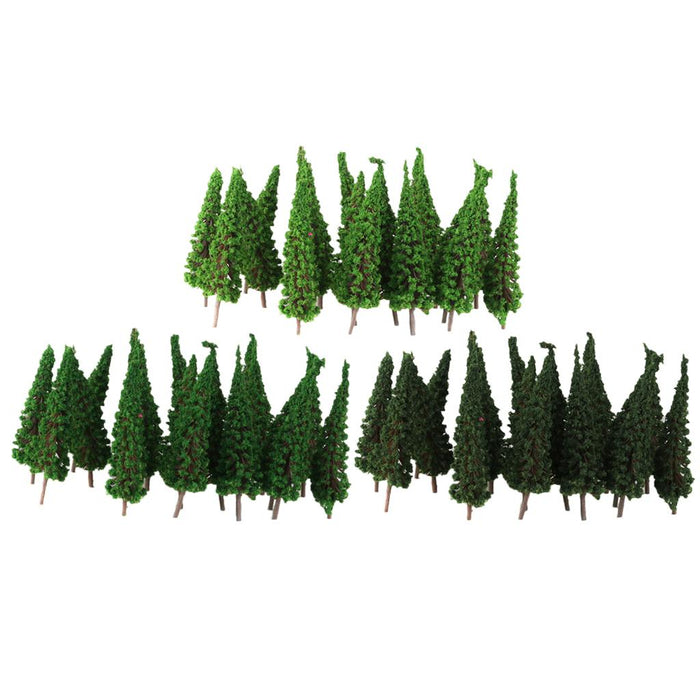 Crofta 150 HO Scale Cedar Model Trees Train Railway Diorama Scenery