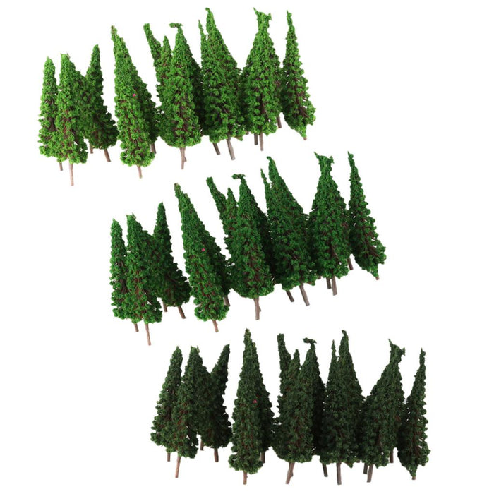 Crofta 150 HO Scale Cedar Model Trees Train Railway Diorama Scenery