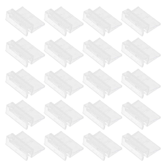 Crofta PACK OF 20 AQUARIUM FISH TANK CLIP GLASS COVER HOLDERS FITS TANK GLASS UP TO 8mm THICKNESS