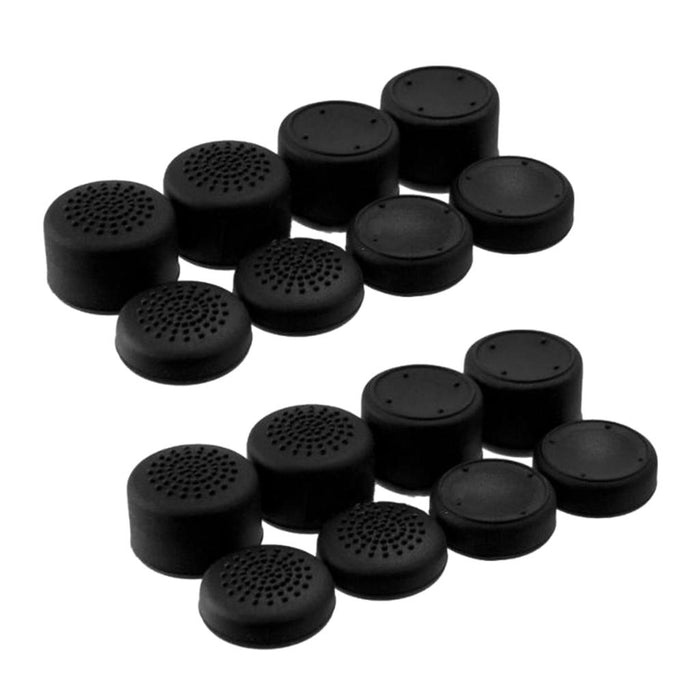 Crofta 8x Thumbstick Caps + 8x Thumb Extender Tall Grips for PS4 Game Controller