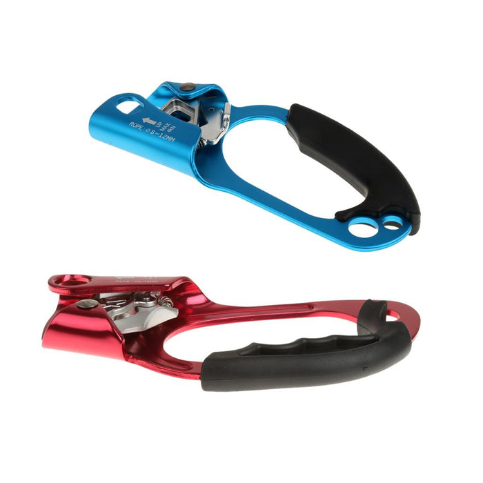 Crofta 2 Pieces / Set Right + Left Hand Rope Ascender Climbing Ascension Clamp Mountaineering Equipment