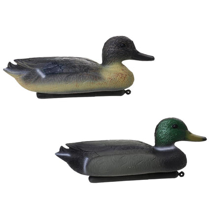 Crofta 2 Pieces Floatation Lifelike Duck Decoys Outdoor Shooting Hunting Target Photography Gear Accessories