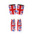 Crofta 2 Pair Britain UK Flag Stubby Beer Soda Tin Can Chilling Wrap Cooler Holder