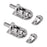 Crofta 2 Pieces Boat Barrel Slide Bolt Cabinet Door Latch / Lock 60mm x 30mm - Marine 316 Stainless Steel