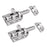 Crofta 2 Pieces Boat Barrel Slide Bolt Cabinet Door Latch / Lock 60mm x 30mm - Marine 316 Stainless Steel