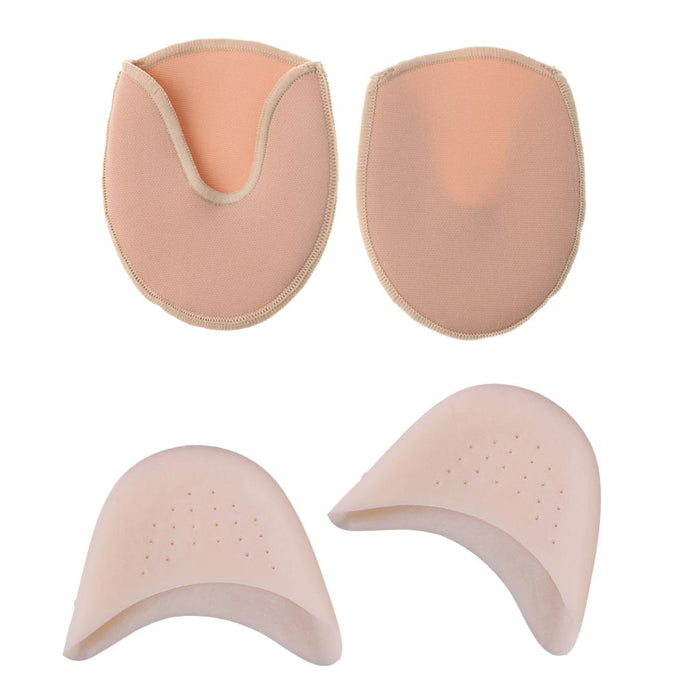 Crofta 2 Pairs of Gel Toe Caps Soft Ballet Pointe Dance Athlete Shoe Pads for Girls Women - Dancer Toe Protectors