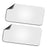 2x Blank Magnets Rounded Corners for Marketing Vehicles Cars Commercial Style C