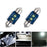 2x Generic Car LED Bulbs Reading Light Car Interior Dome Light for Cars 31mm