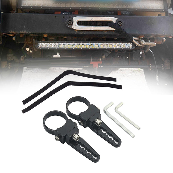 2 Pieces 1.5" Light Bar Mounting Brackets Kit for ATV Off Road