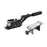 Crofta PC USB Handbrake Brake Handle Accessory Hydraulic Handbrake for G27 G25 Black