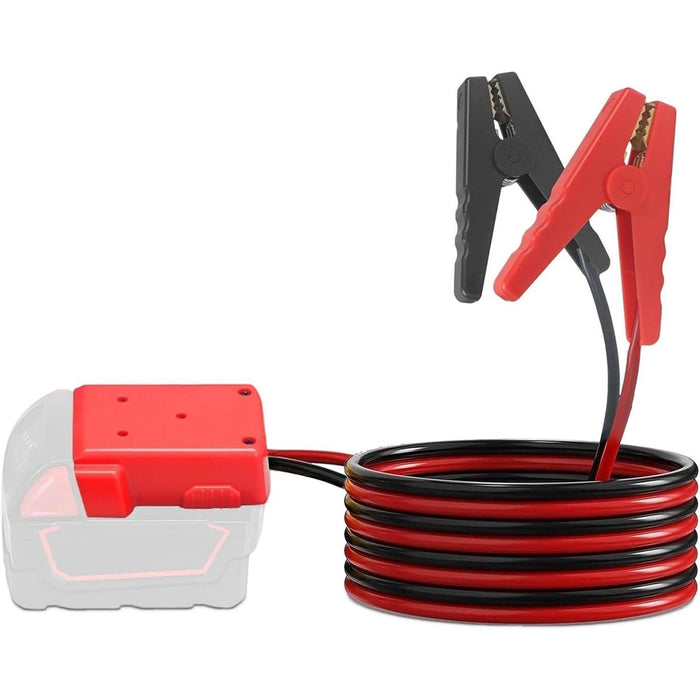 Crofta Car Starter Heavy-duty Practical 8AWG Cable Portable Battery Connection Line