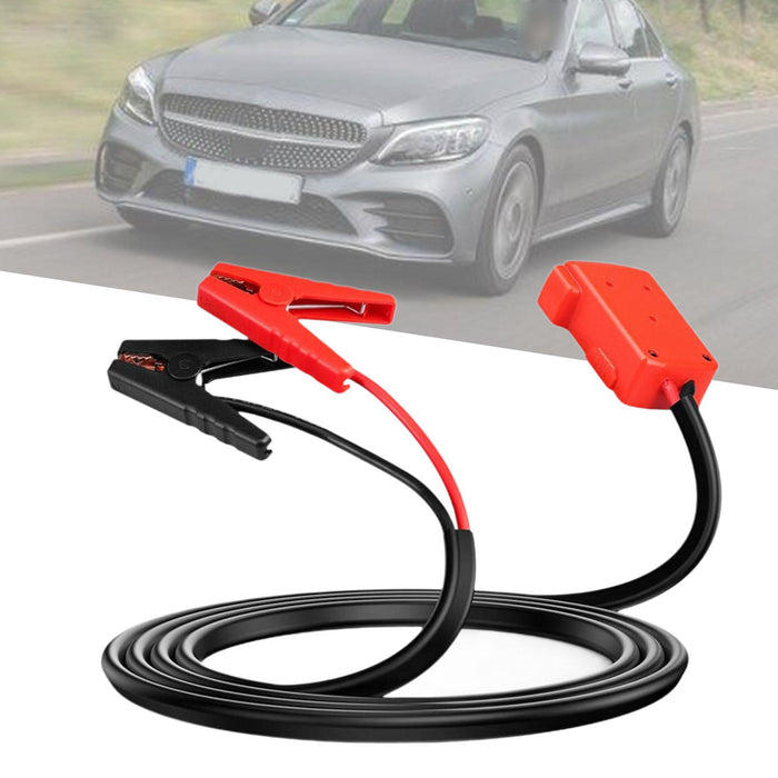 Crofta Car Starter Heavy-duty Practical 8AWG Cable Portable Battery Connection Line