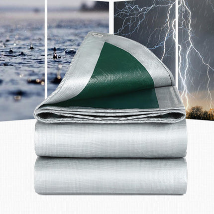 Crofta Waterproof Thickened Tarp Tarpaulin Multipurpose Accessory Truck Cargo Cover 6x8m Meter