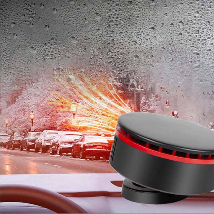 Crofta 12V Car Heater Fan Fast Heating for Car RV SUV Windshield Defogger Defroster Red