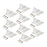 Crofta 10Pcs Generic Snow Guards Easy to Use Practical Accessories for Roofing Clear