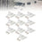 Crofta 10Pcs Generic Snow Guards Easy to Use Practical Accessories for Roofing Clear