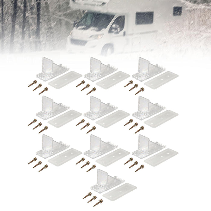 Crofta 10Pcs Generic Snow Guards Easy to Use Practical Accessories for Roofing Clear