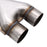 Crofta Generic 2.5" Exhaust Pipe Tip Stainless Steel Accessories Sturdy Replacement