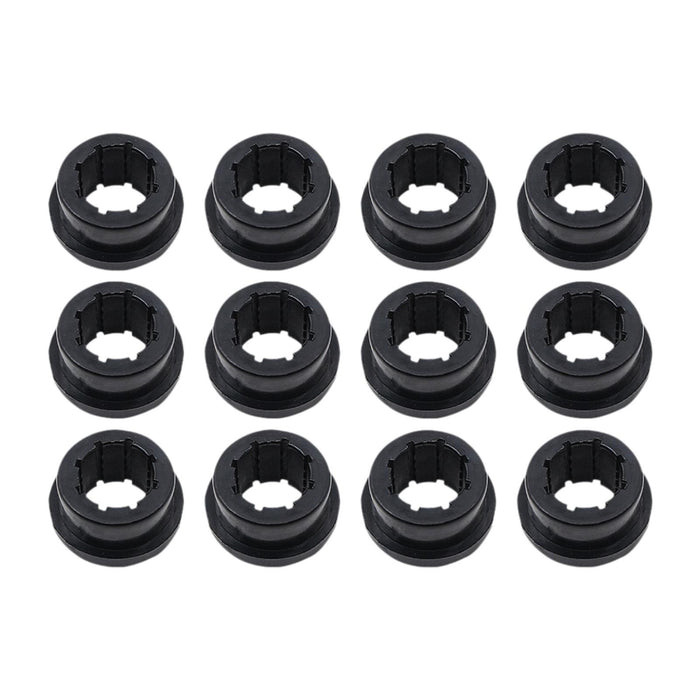 Crofta 12Pcs Rear Camber Bushing Spare Parts Lower Control for Honda ES Skunk2 Black