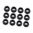 Crofta 12Pcs Rear Camber Bushing Spare Parts Lower Control for Honda ES Skunk2 Black